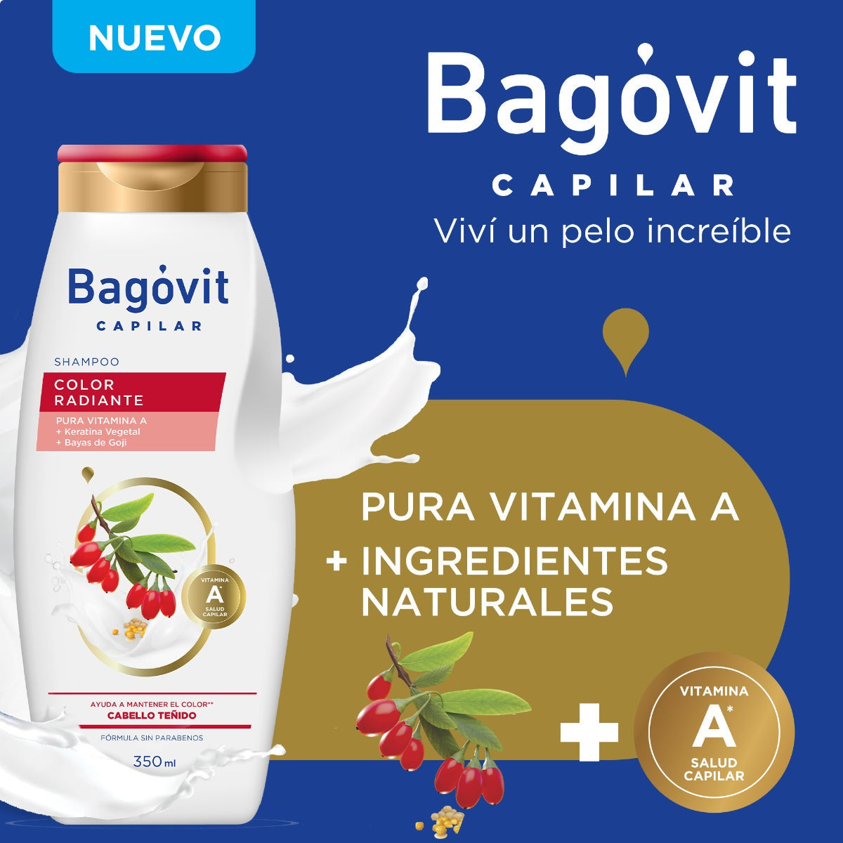 Bagovit Facial Pro Bio Anti-Stain Cream - Natural, Non-Greasy Hydrating Cream with Brightening & Anti-Aging Properties
