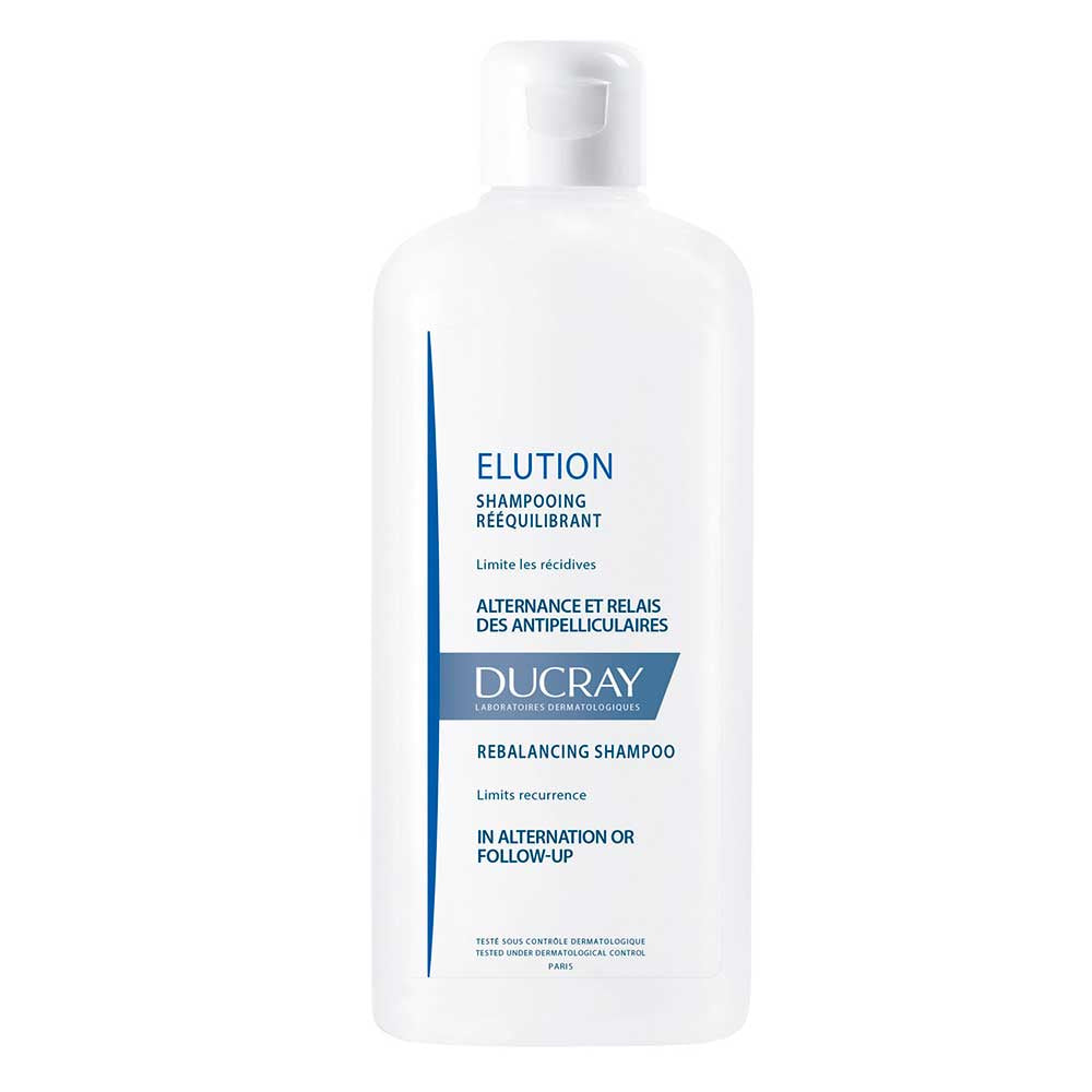 Ducray NG Elution Balancing Shampoo - 400ml/13.52fl oz - Natural Ingredients, Paraben & Sulfate Free