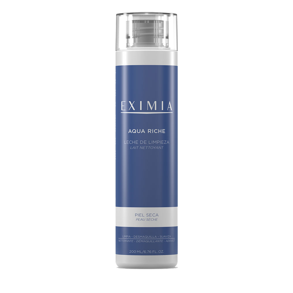 Eximia Cleansing Milk for Dry Skin - 200ml/6.76fl oz - Removes Impurities, Moisturizes & Clinically Tested