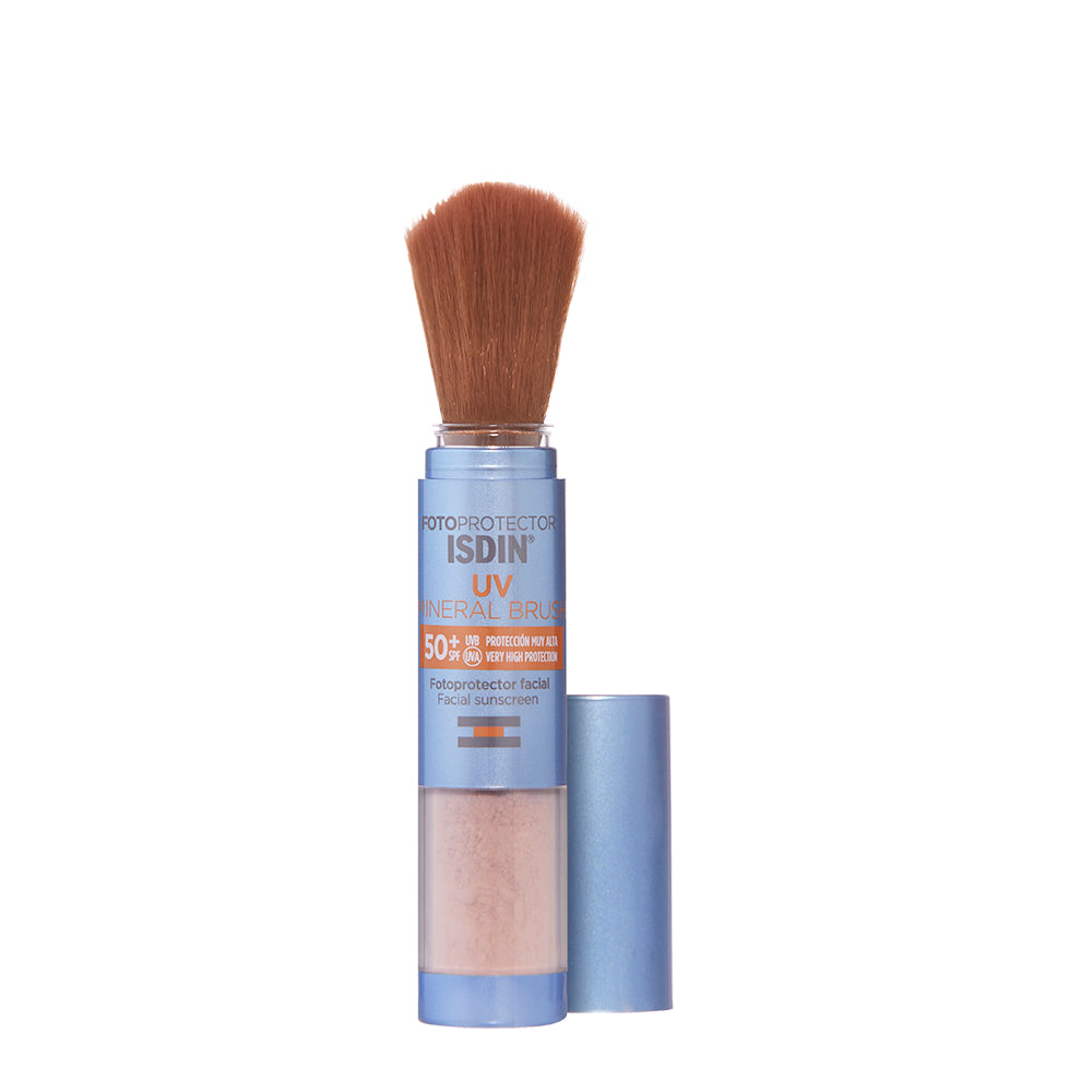 Isdin Extreme Sunscreen SPF50 Sun Brush Mineral: Non-Greasy, Water & Sweat Resistant, Dermatologically Tested & Hypoallergenic 4Gr / 0.14Oz