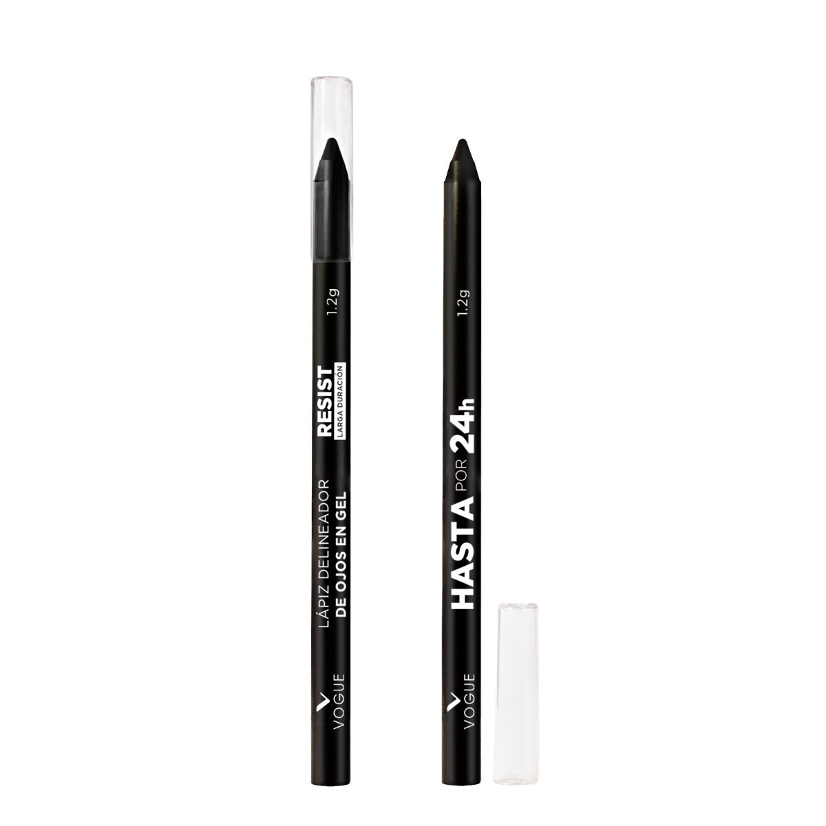 Vogue Resist Gel Eyeliner Pencil ‚24 Hour Long-lasting Smudge-Proof, Transfer-Resistant, Waterproof Eyeliner